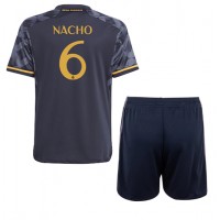 Real Madrid Nacho #6 Bortadräkt Barn 2023-24 Kortärmad (+ Korta byxor)